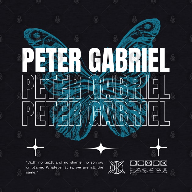 Peter Gabriel // Butterfly by Saint Maxima